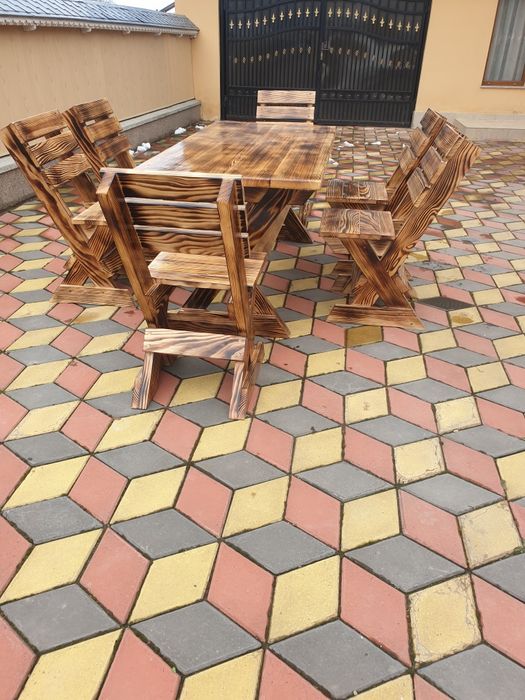 Mese,scaune,banci de grădină, terase, foișoare