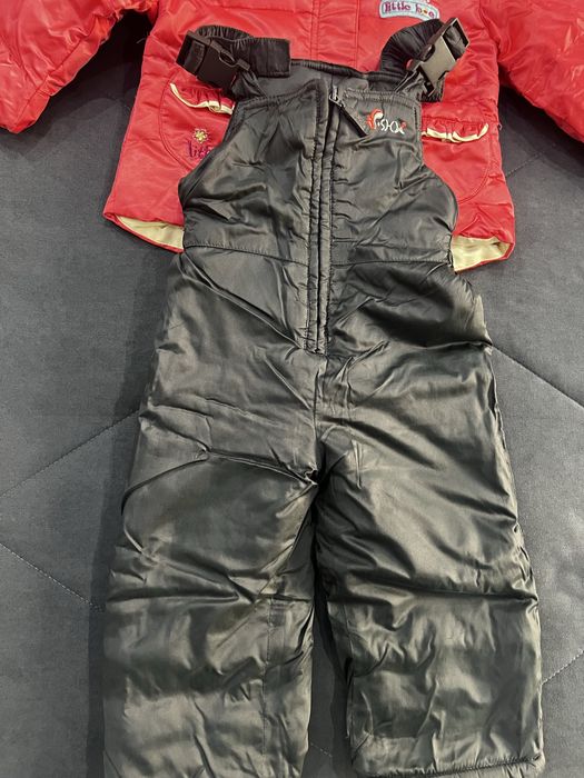 Зимняя куртка со штанами мех  на девочку