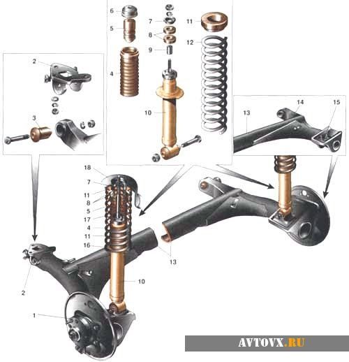 Балка передний и заднии 2110