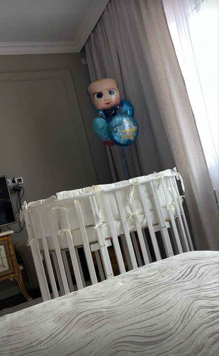 Детская кроватка трансформер (манеж)