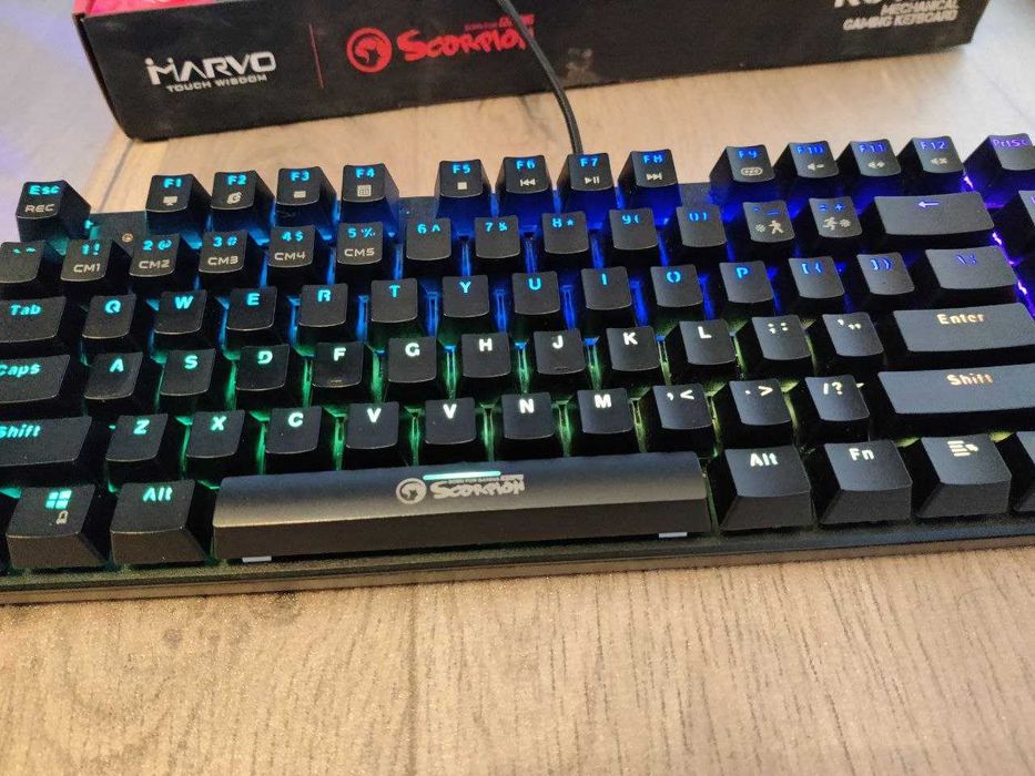 Tastatura Gaming Mecanica Marvo RGB KG914G Red Switch