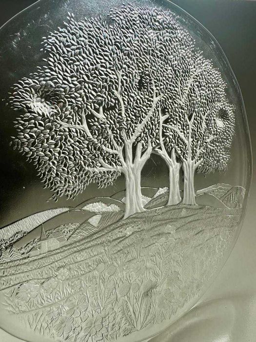 Кристален   поднос