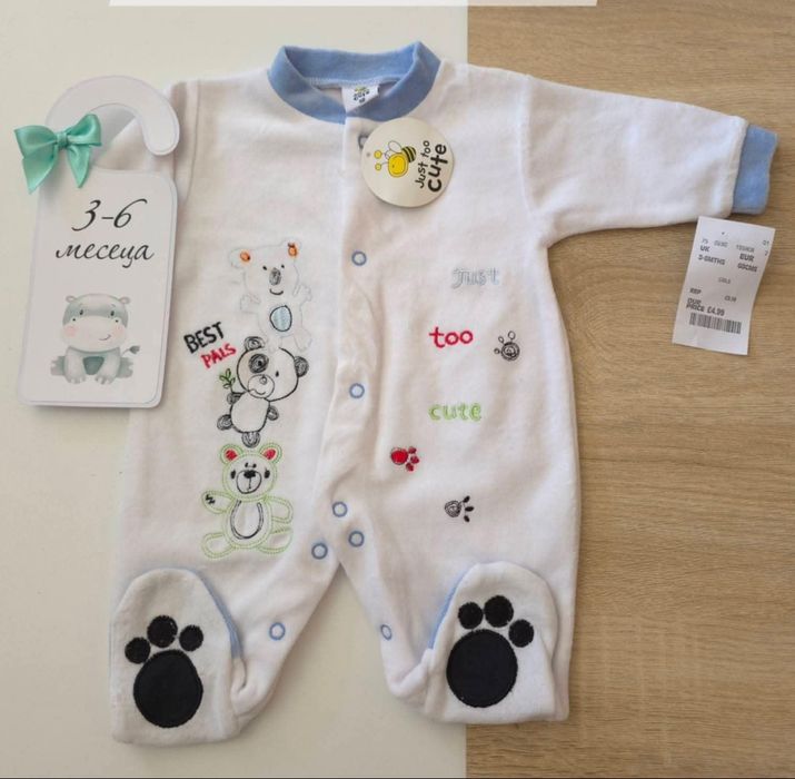 Бебешки лотове дрехи Космонавт  Disney и George, 56,62,68