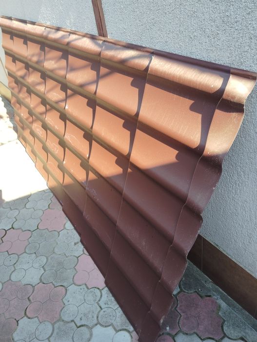Tablă lindab nouă maro.