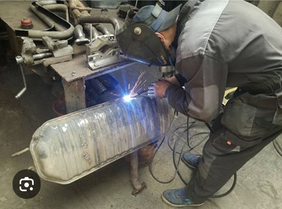 Трекер глушитель ремонт