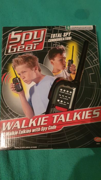 Stații emisie recepție portabile Walkie talkie Spy Gear