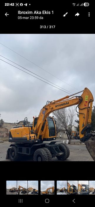 Ekiskovator Hyundai 140 malatok xizmati