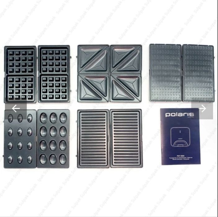 Polaris, 5в1 мультипекарь, вафельница