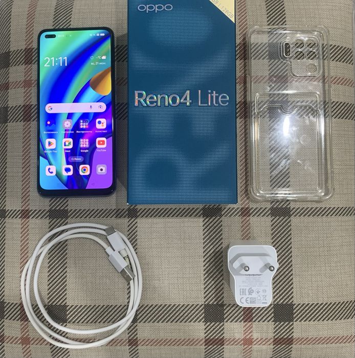 Смартфон Oppo Reno 4 lite (128 Gb). Беспров. станция Xiaomi в подарок.