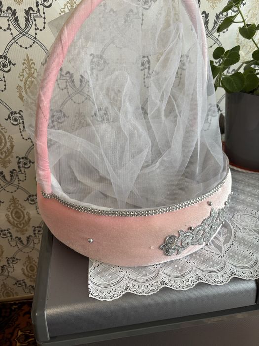 Корзина новая велюр