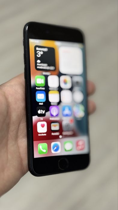 iPhone 7 Black Mate Neverlock 32GB 95% Amprenta OK-Perfect Functional-