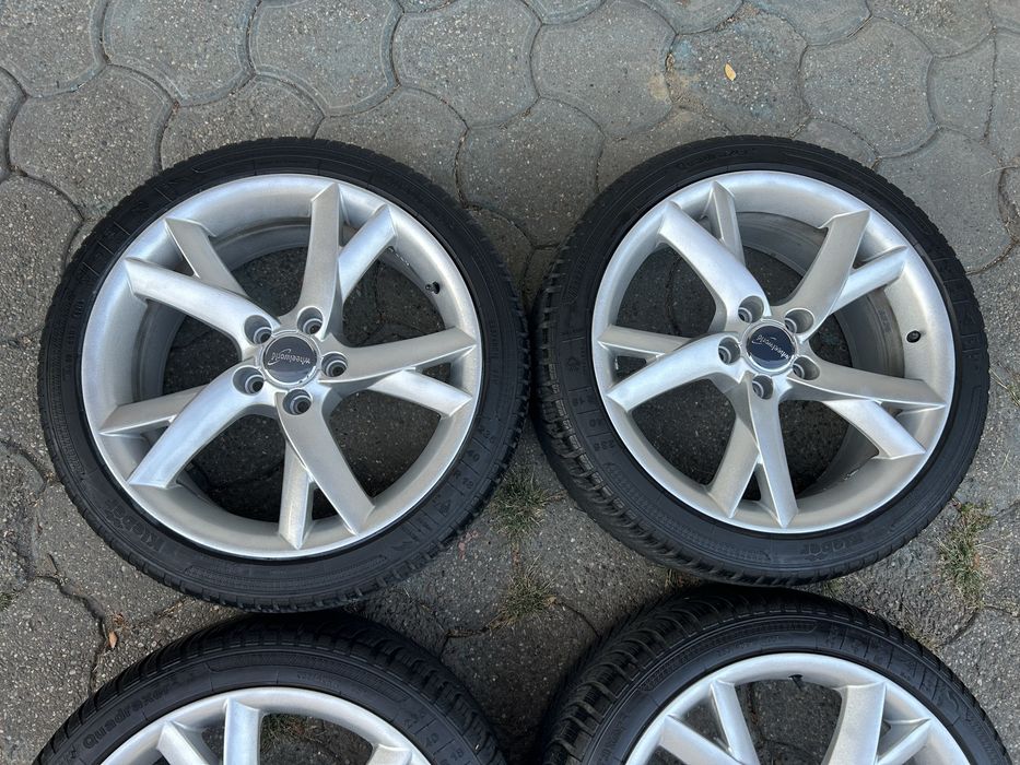 Jante aliaj 5x112mm, anvelope iarna 235/40 R18, Audi, VW, Seat, Skoda, Mercedes