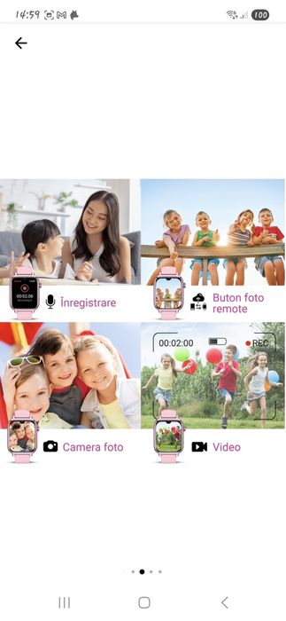Ceas inteligent copii ca nou,folosit ft puțin cumpărat acum câteva luni