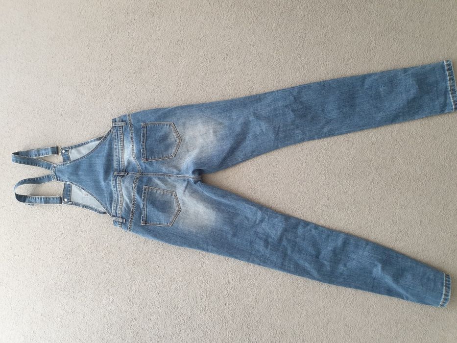 Дънки дамски гащиризон