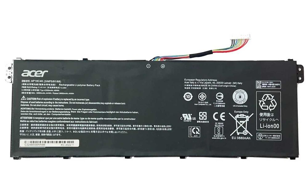 Аккумулятор для Ноутбука Acer AP18C4K
