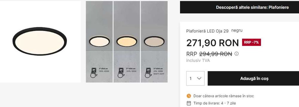 Aplice -plafoniere -baie -proiectuare inteligente