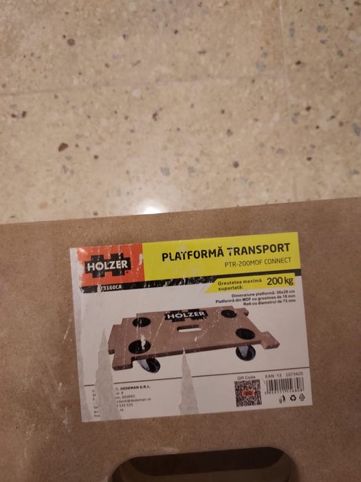 Platforme de lemn mobile de transport