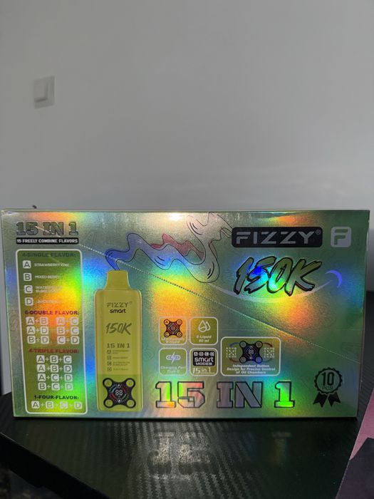 Vape 150,000 fizzy 15 in 1 pachet 4 bucati