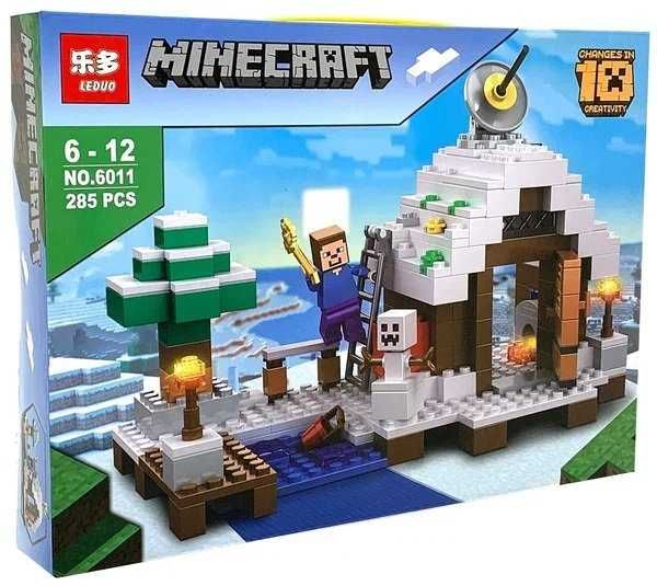 Конструктор Minecraft my world 285 бр части konstruktor МАЙНКРАФТ
