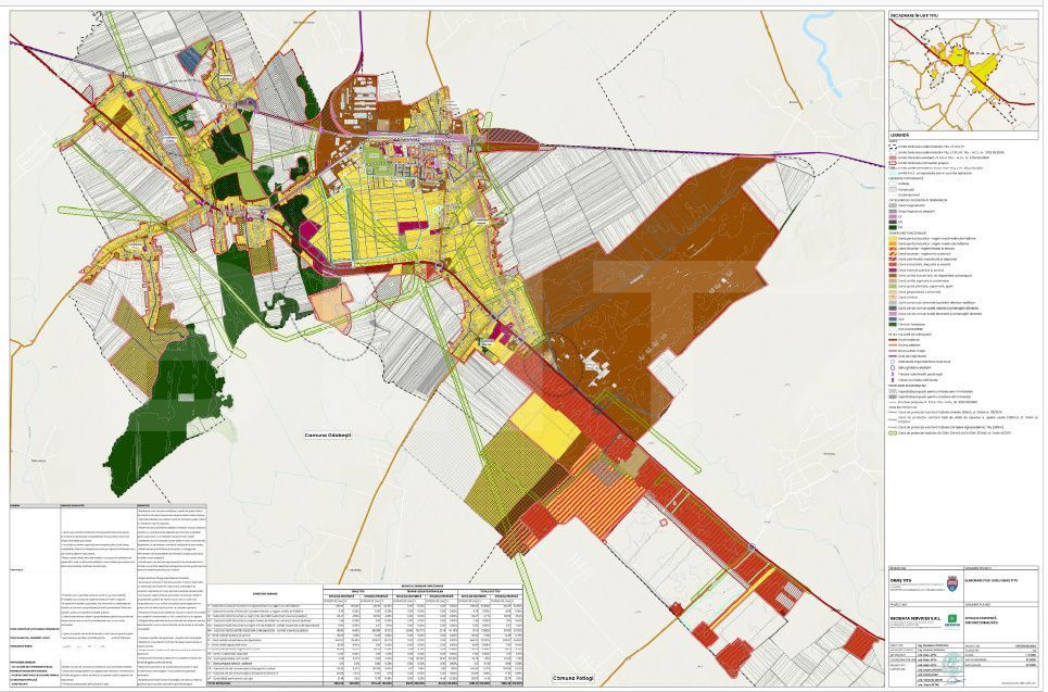 Teren intravilan 19.650 mp, 65 ml deschidere – 3 accesuri, pozitie
