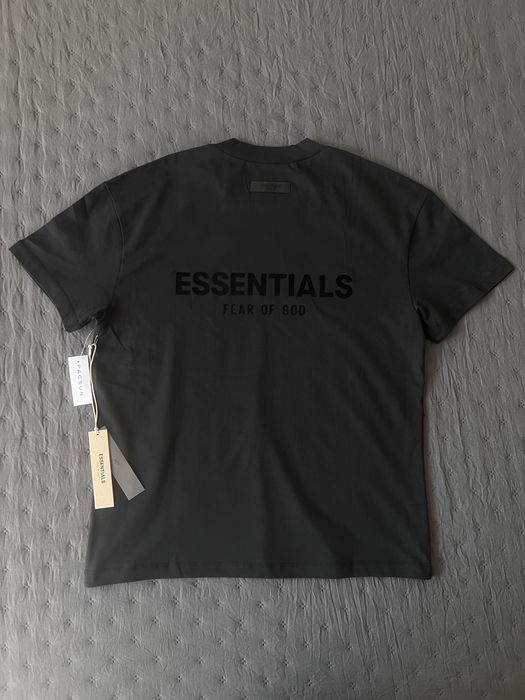 Тениска ESSENTIALS- Oatmeal black