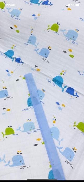 Муслин.Одеяло-плед детский