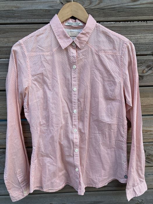 Памучна риза Maison Scotch