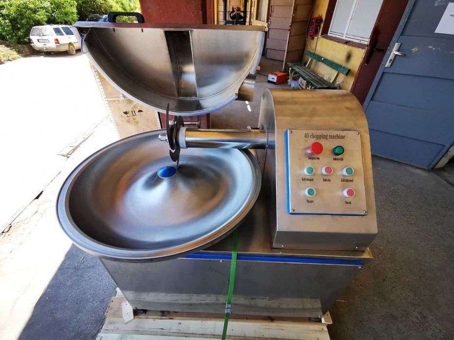 Кутер за месо с вместимост 20 литра, четворен нож, Двускоростен