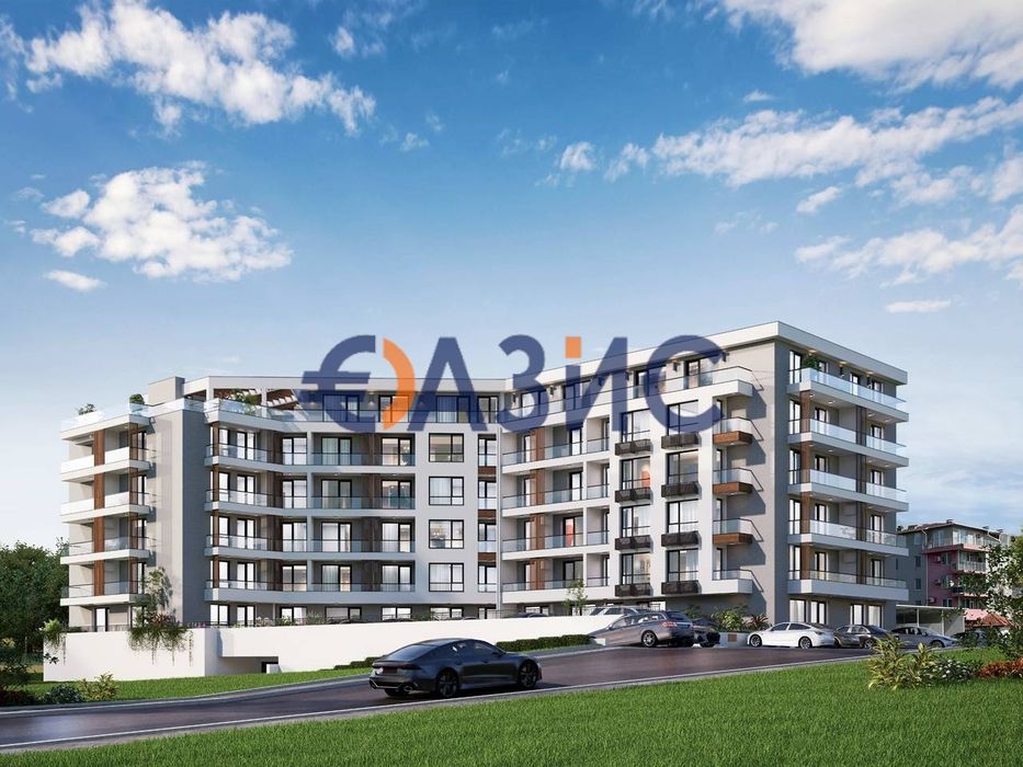 3-стаен апартамент на 2-ри етаж, Азине Резиденс, Приморско, обл. Бургас, България - 74 кв. м.,#34146758