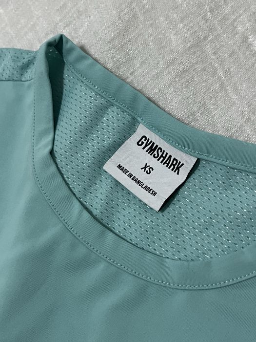 Maieu crop top gymshark turcoaz
