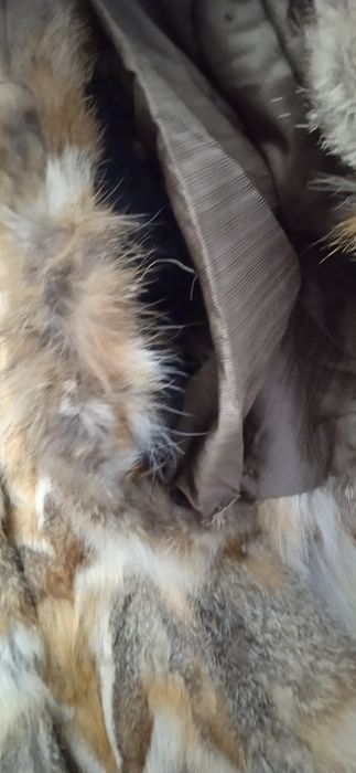 Палто от естествена кожа, лисичи иожи