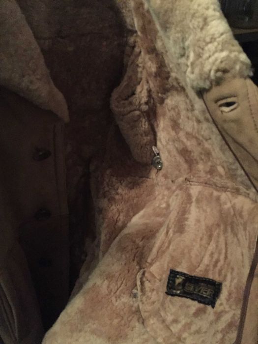 Мъжки кожух естествена кожа