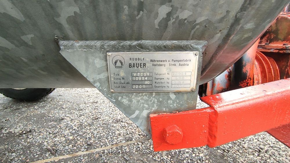 Vidanja galvanizata 2200 litri