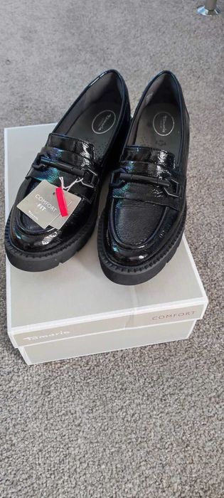 Лоуфъри Tamaris № 40 естествена кожа - лак