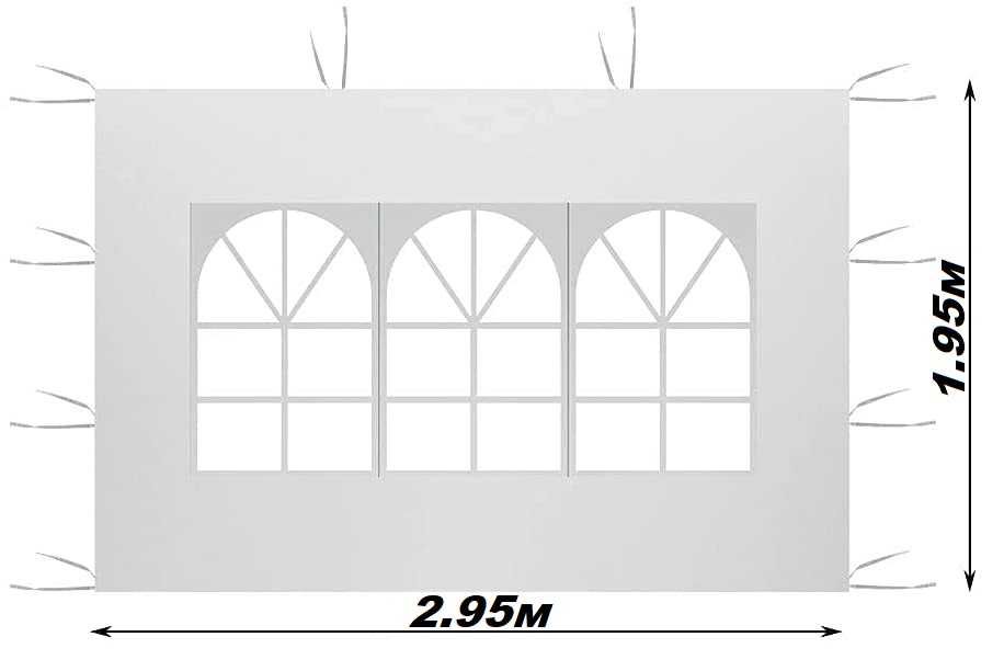 Страница за шатра/платнище 295х195см  ПРОЗОРЕЦ полиетиленова UV защита