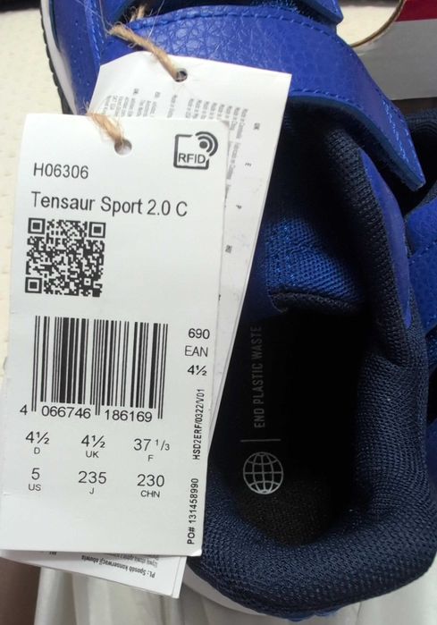 ADIDAS Tensaur Albastru-Alb