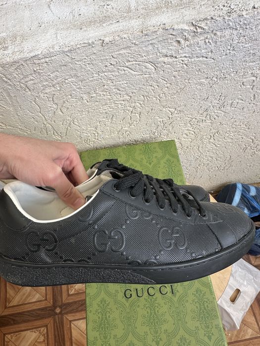 Мужской кеды гуччи