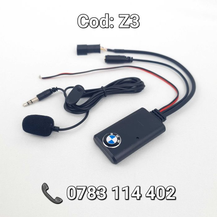 Car Kit-E39 E46 E53-Aux BMW-Modul Bluetooth-Adaptor-Cablu-Handsfree-Z3
