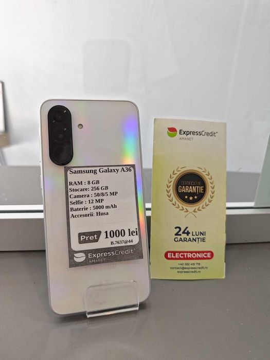 Samsung Galaxy A36 5G (AG44 B:7637)-garantie 2 ani!