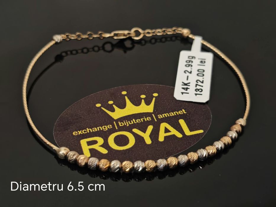 Bijuteria Royal: Bratara aur 14k 2.99 gr