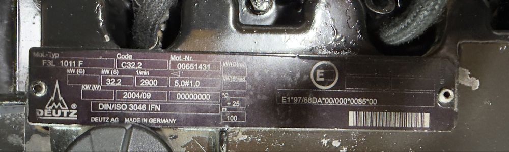 Motocompresor Kaeser M38 / 3.8m3 / motor Deutz / 1325 h functionare