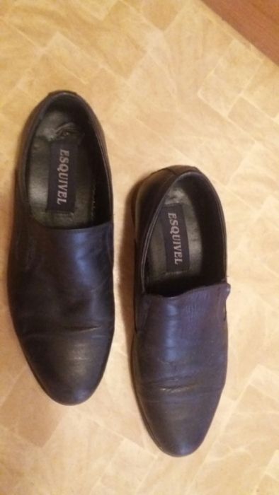 Мужские  чёрные туфли