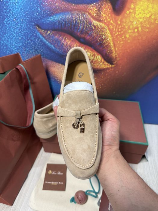 Mocasini Loro Piana piele naturala 100% Full Box colectie noua