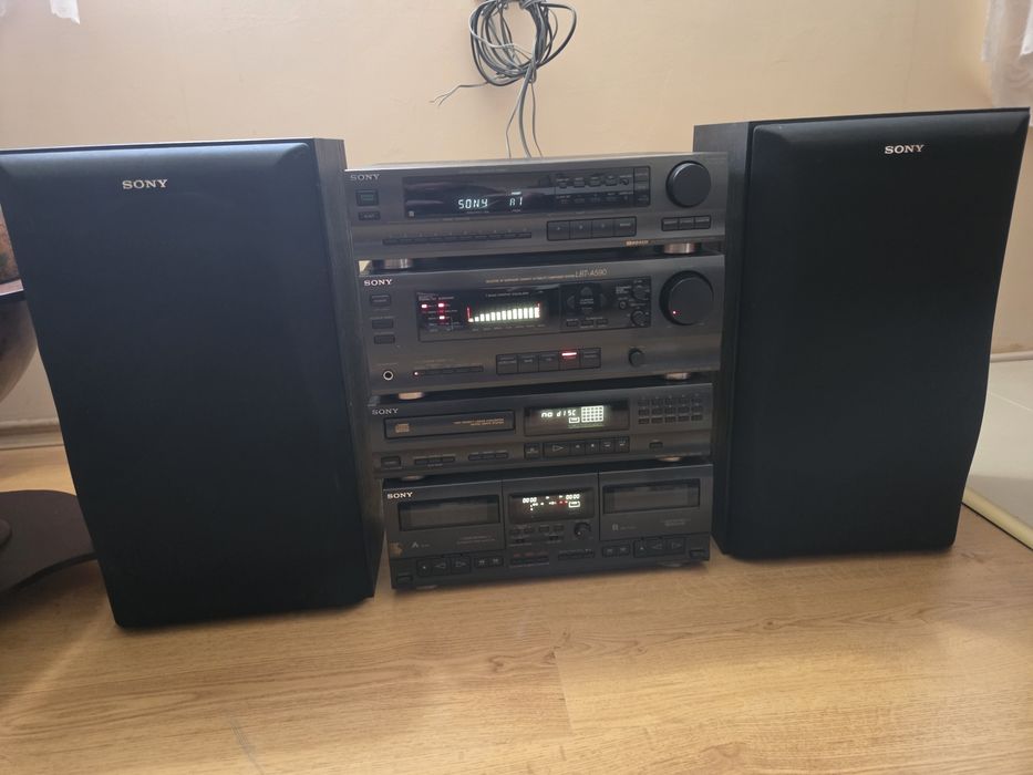 Sony LBT-A590 — модулна Hi-Fi система от началото/средата на 90-те, Made in Japan.