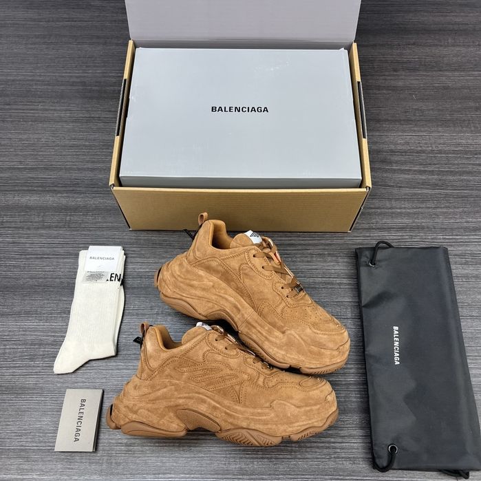 Adidasi Balenciaga Triple S suede, piele naturala, marimea 37