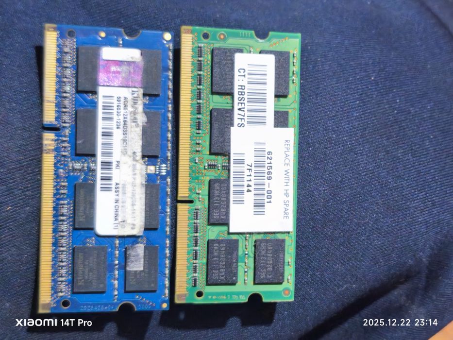 Рам памет за лаптоп ddr3 Kingston и Samsung