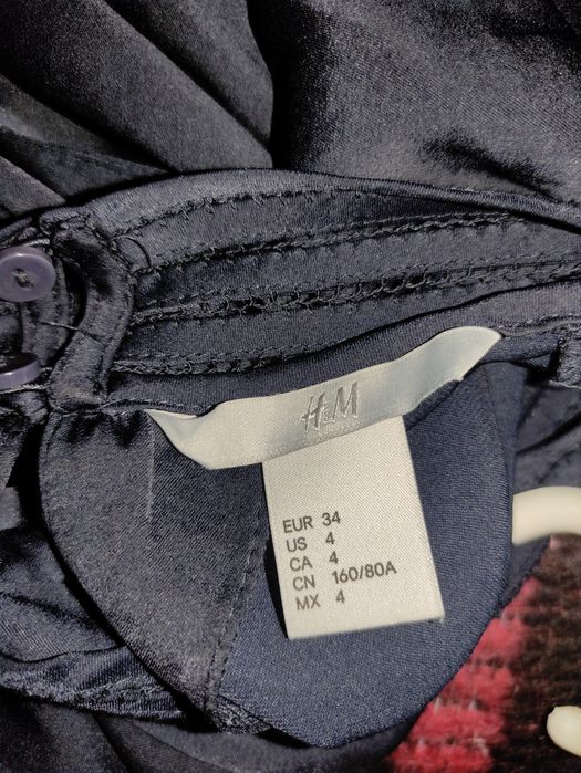 Cămașă dama neagră H&M