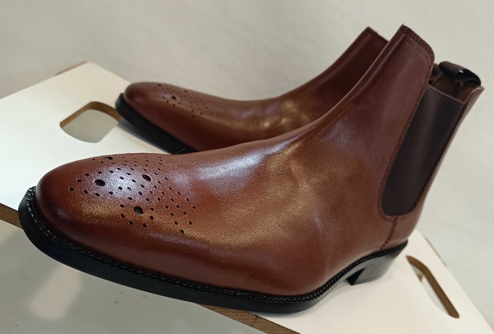 Ghete chelsea de lux 42 lucrate manual La Maison Du Ch. NOI piele