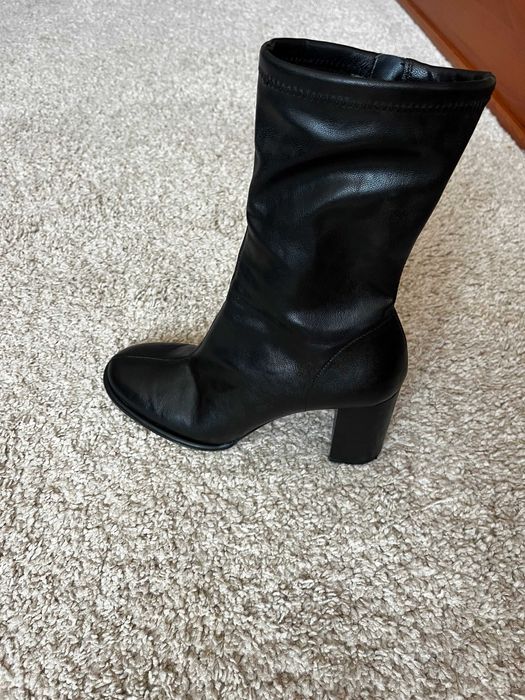 Botine H&M piele negre marime 40
