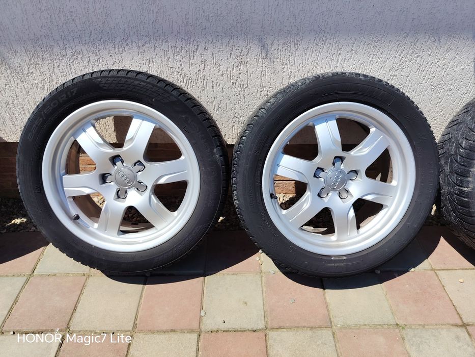 Jante aliaj R17 5x112 Audi Allroad A4 + anvelope 225/50r17